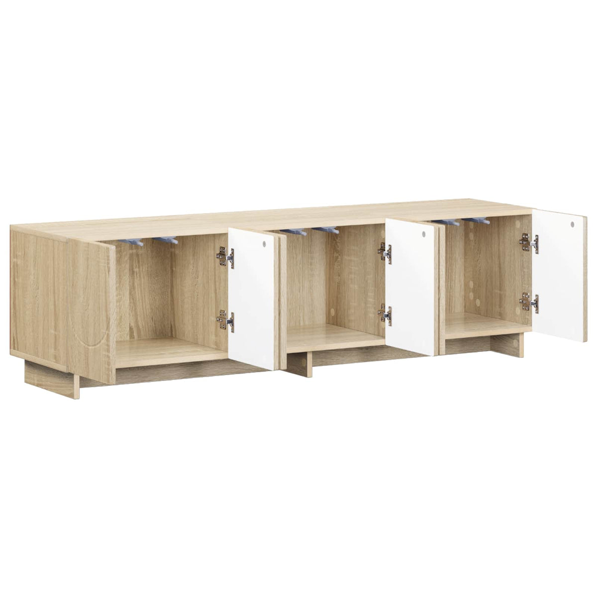 tv-meubel 140 x 34,5 x 40 cm Sonoma Eiken Bewerkt hout