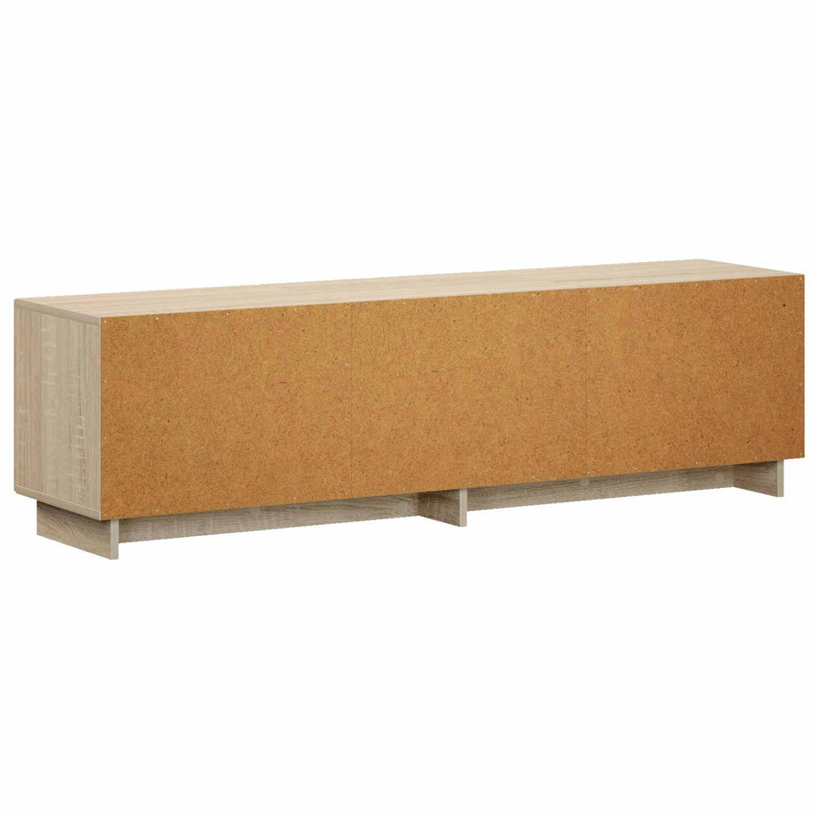 tv-meubel 140 x 34,5 x 40 cm Sonoma Eiken Bewerkt hout