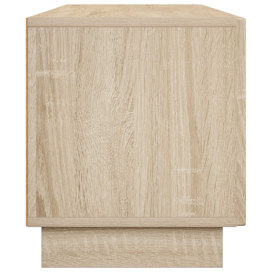 tv-meubel 140 x 34,5 x 40 cm Sonoma Eiken Bewerkt hout