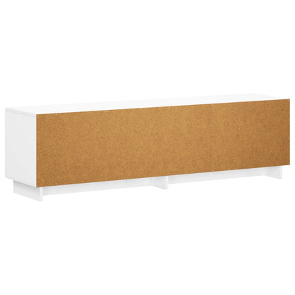 tv-meubel 140 x 34,5 x 40 cm Hoogglans Wit Bewerkt hout