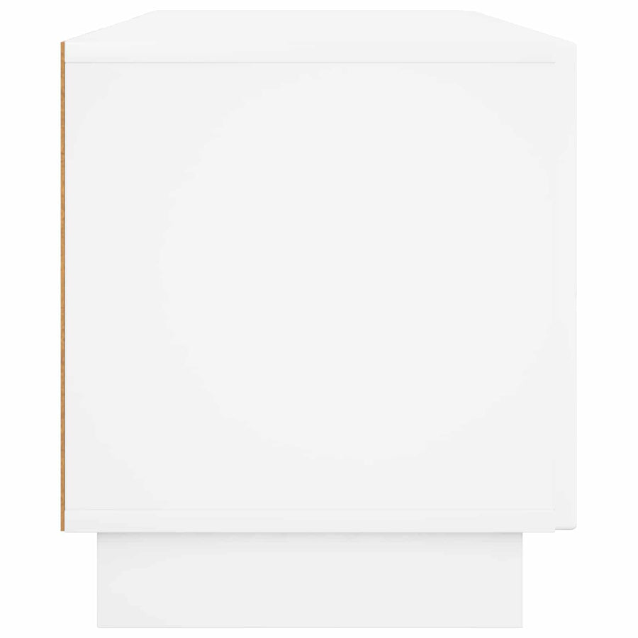 tv-meubel 140 x 34,5 x 40 cm Hoogglans Wit Bewerkt hout