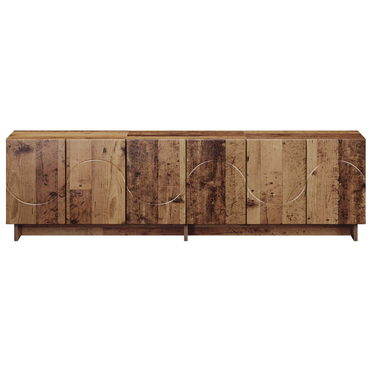 tv-meubel 140 x 34,5 x 40 cm Oud hout Bewerkt hout
