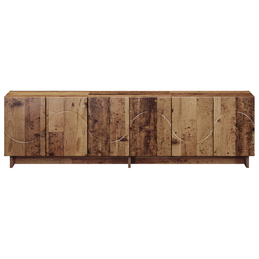 tv-meubel 140 x 34,5 x 40 cm Oud hout Bewerkt hout