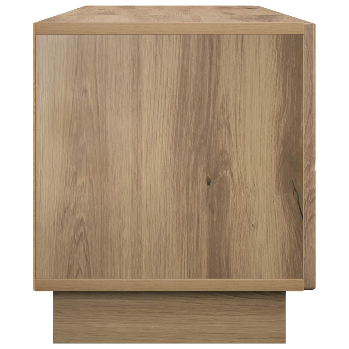 tv-meubel 140 x 34,5 x 40 cm Artisanaal eiken Bewerkt hout