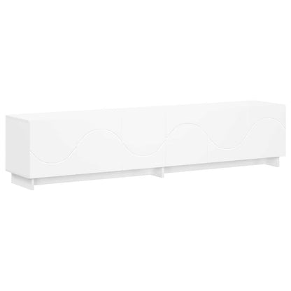 tv-meubel 180 x 34,5 x 40 cm Wit Bewerkt hout
