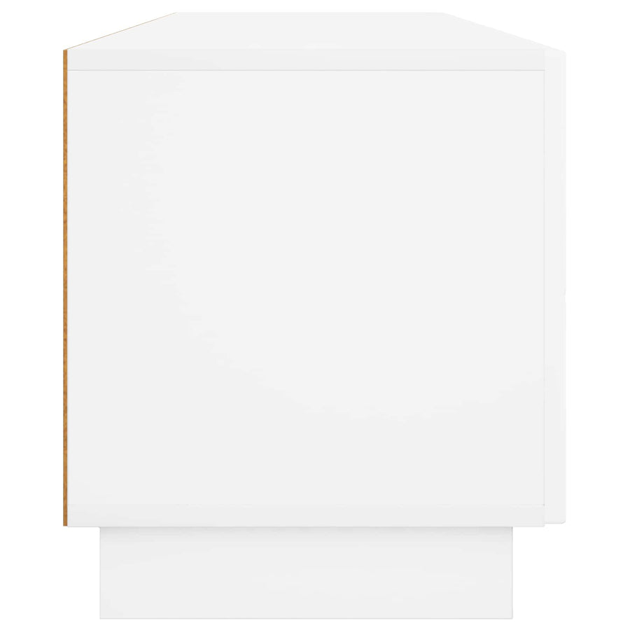 tv-meubel 180 x 34,5 x 40 cm Wit Bewerkt hout