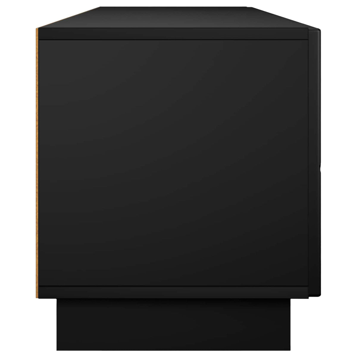 tv-meubel 180 x 34,5 x 40 cm Zwart Bewerkt hout