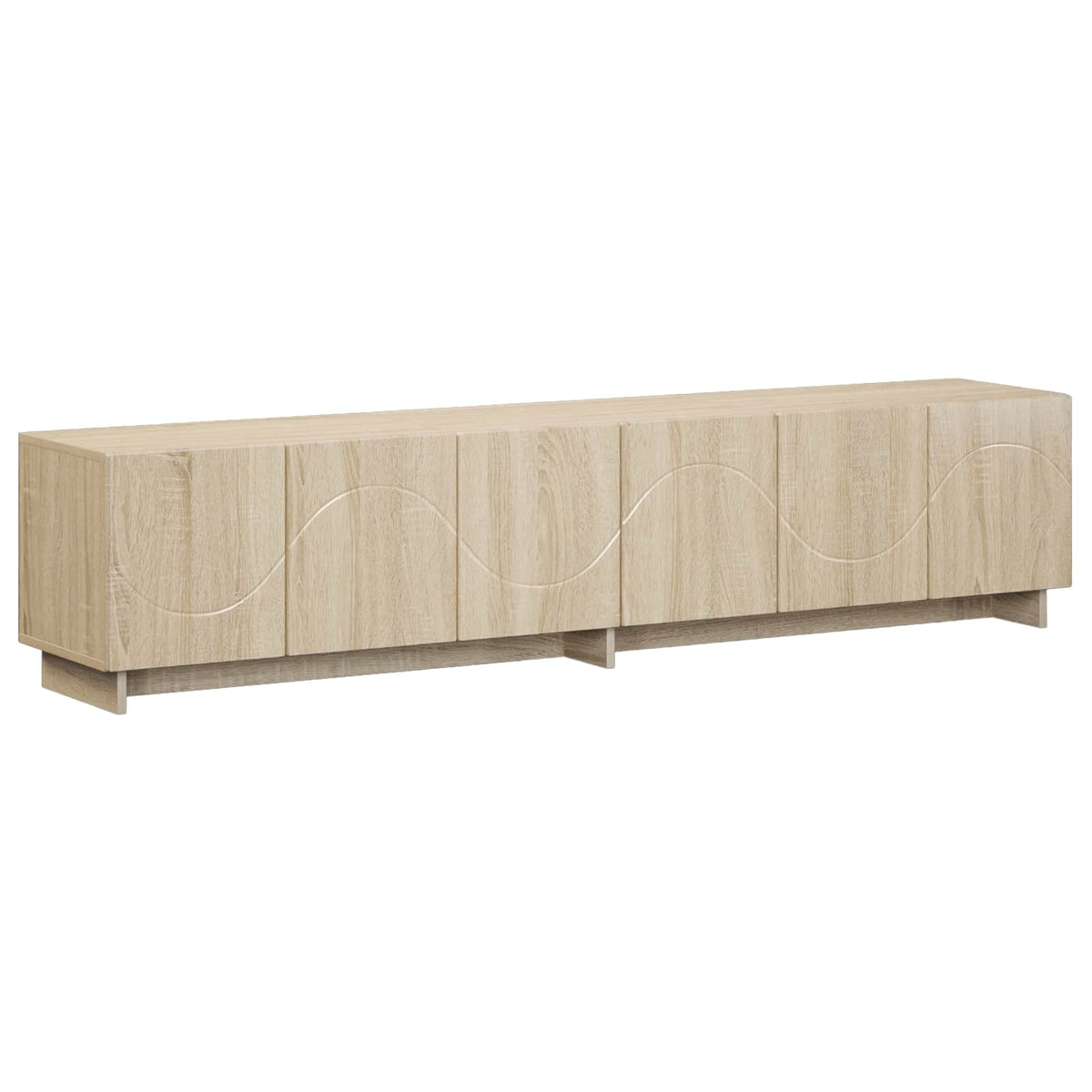 tv-meubel 180 x 34,5 x 40 cm Sonoma Eiken Bewerkt hout