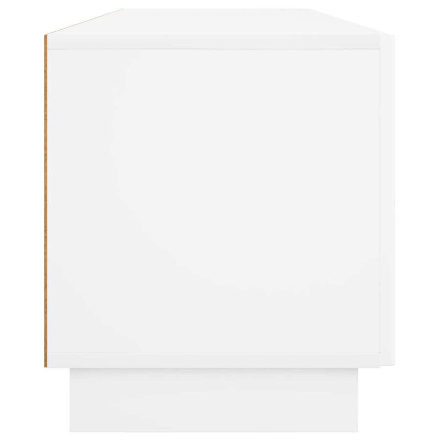tv-meubel 180 x 34,5 x 40 cm Hoogglans Wit Bewerkt hout