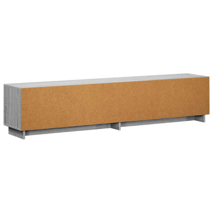 tv-meubel 180 x 34,5 x 40 cm Grijs Sonoma Bewerkt hout