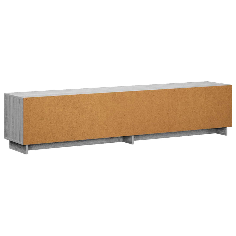 tv-meubel 180 x 34,5 x 40 cm Grijs Sonoma Bewerkt hout