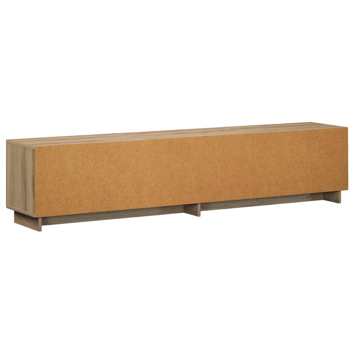 tv-meubel 180 x 34,5 x 40 cm Artisanaal eiken Bewerkt hout