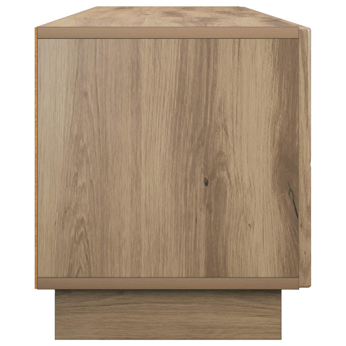 tv-meubel 180 x 34,5 x 40 cm Artisanaal eiken Bewerkt hout