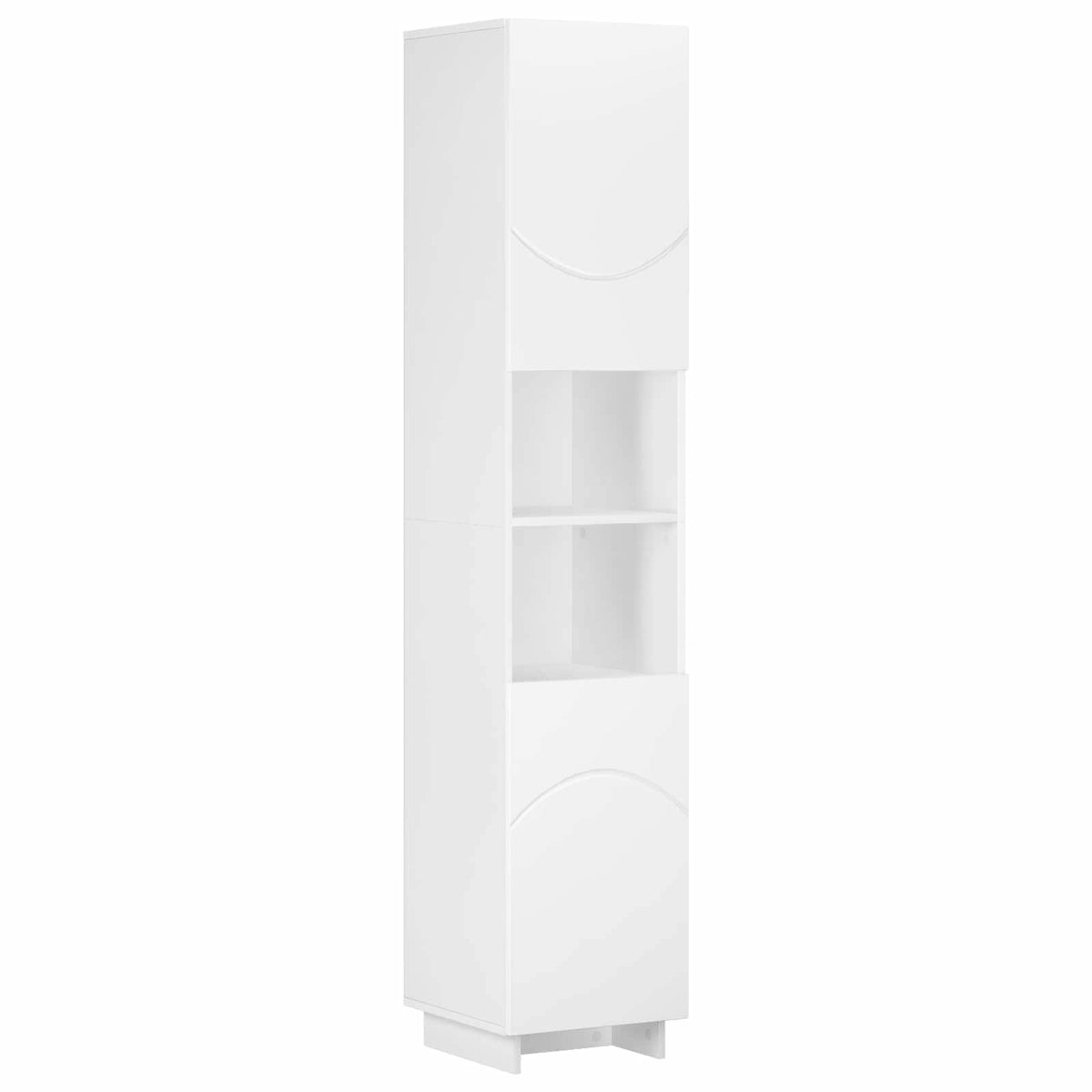 Badkamerkast Wit 36.5 x 38 x 180 cm Bewerkt hout