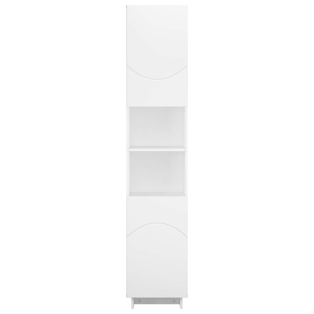 Badkamerkast Wit 36.5 x 38 x 180 cm Bewerkt hout