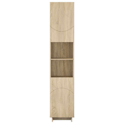 Badkamerkast Sonoma Eiken 36.5 x 38 x 180 cm Bewerkt hout