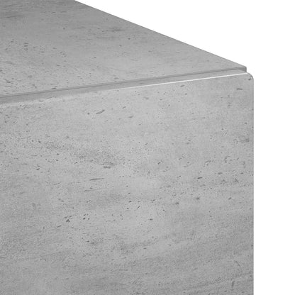 Badkamerkast Betongrijs 36.5 x 38 x 180 cm Bewerkt hout