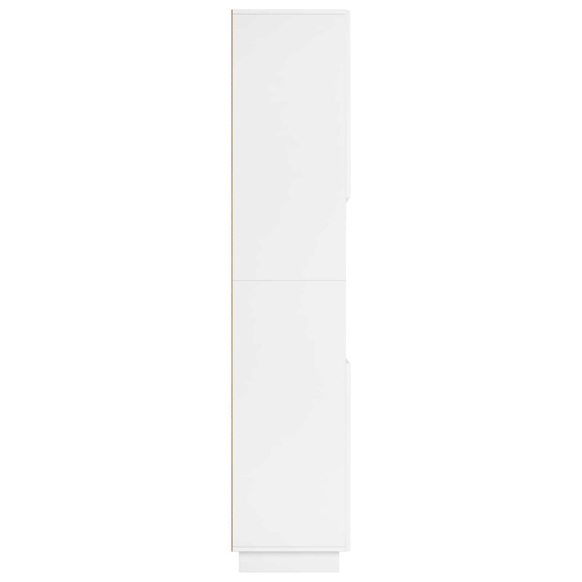 Badkamerkast Hoogglans Wit 36.5 x 38 x 180 cm Bewerkt hout