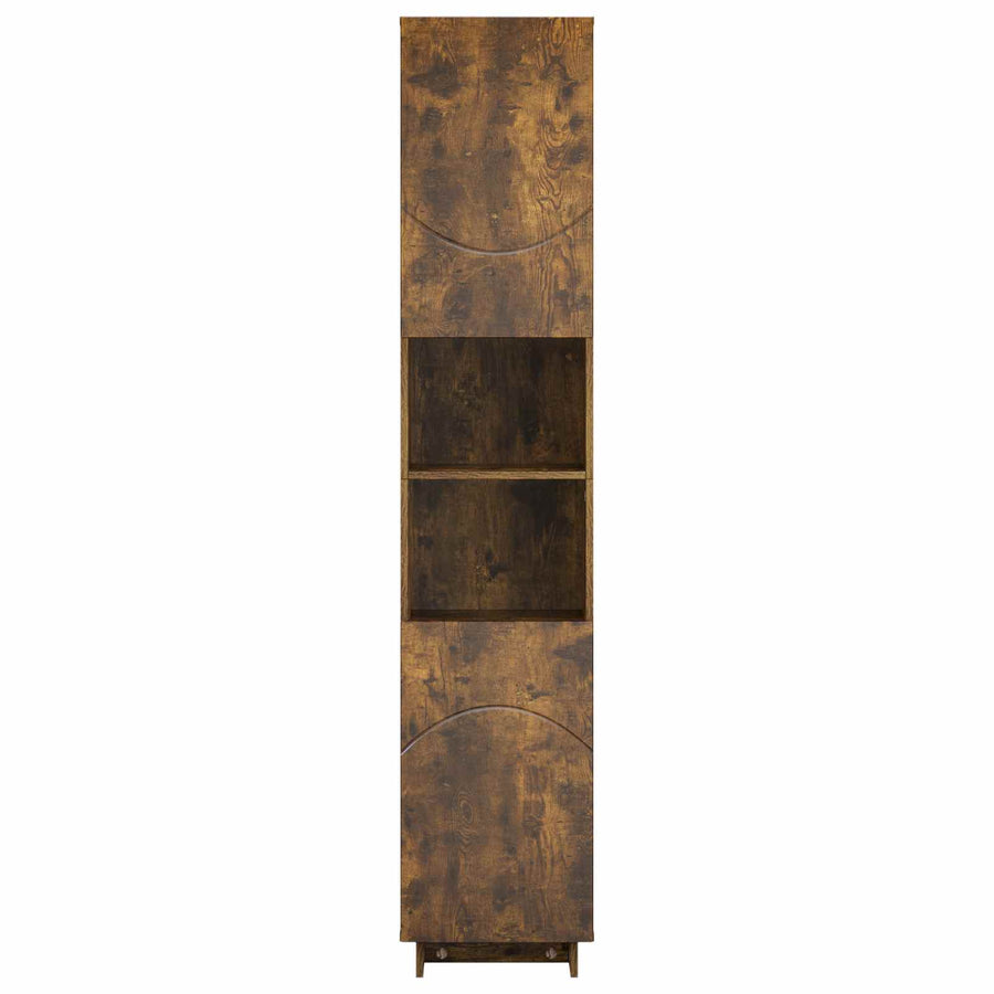 Badkamerkast Gerookt eiken 36.5 x 38 x 180 cm Bewerkt hout
