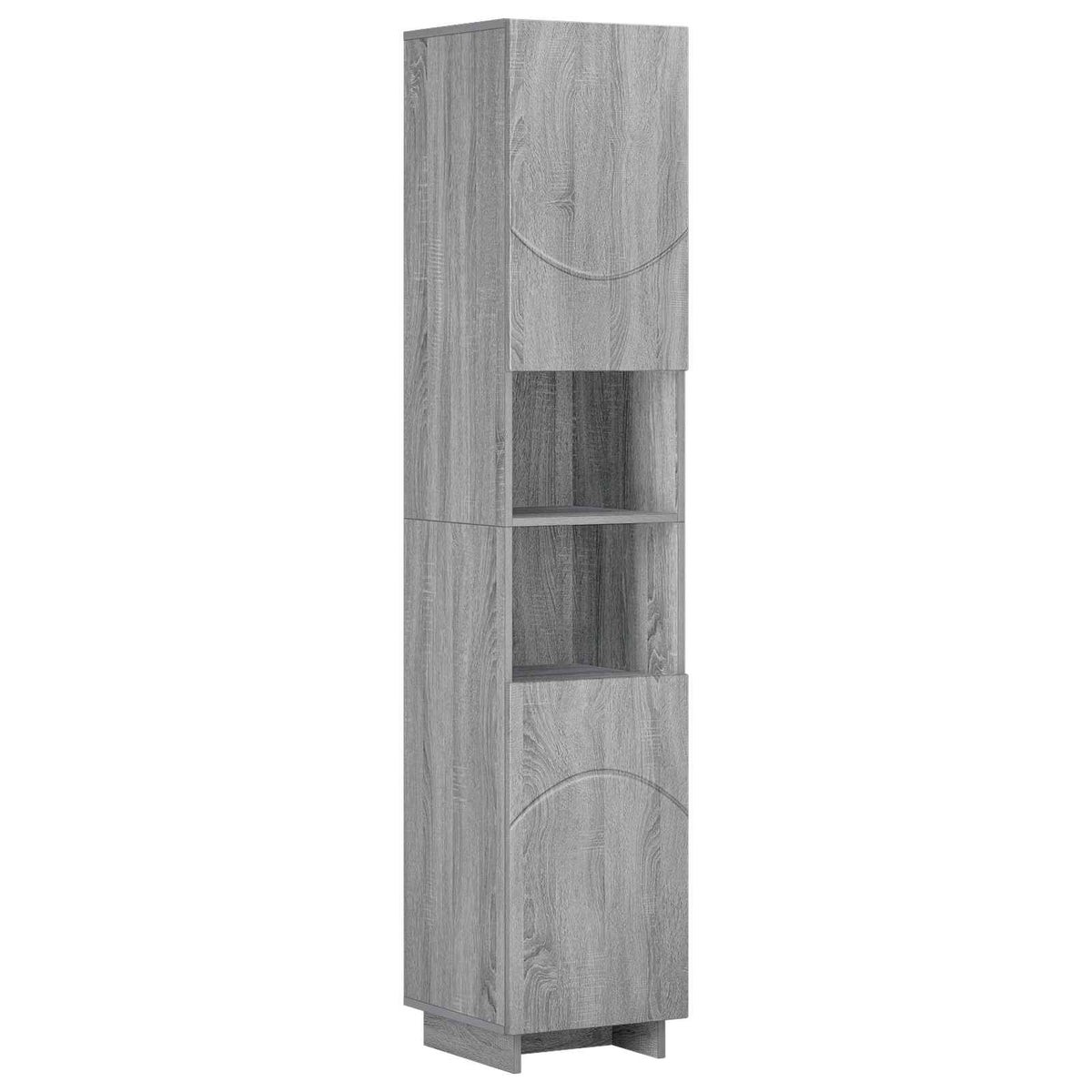Badkamerkast Grijs Sonoma 36.5 x 38 x 180 cm Bewerkt hout