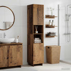 Badkamerkast Oud hout 36.5 x 38 x 180 cm Bewerkt hout