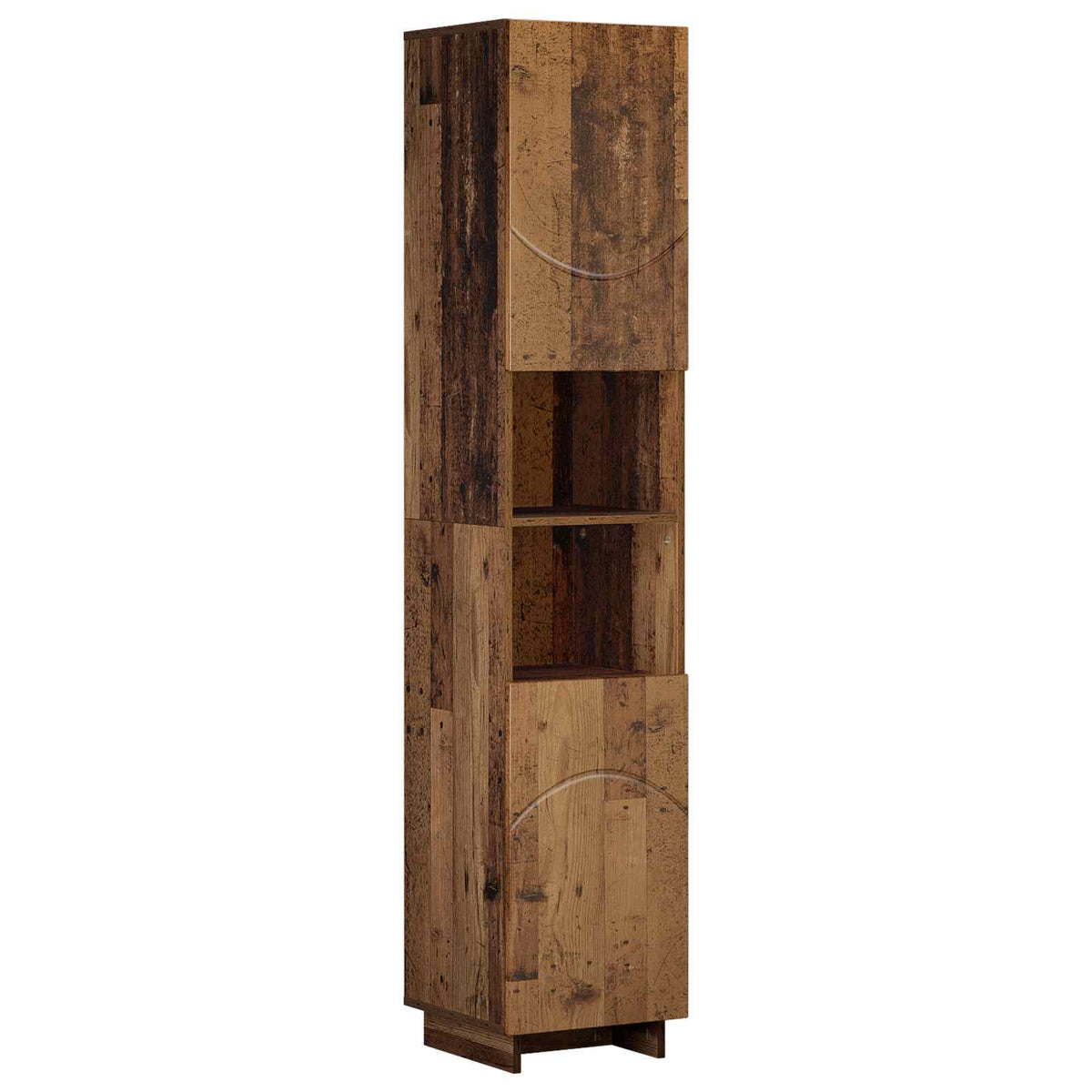 Badkamerkast Oud hout 36.5 x 38 x 180 cm Bewerkt hout