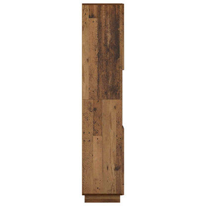 Badkamerkast Oud hout 36.5 x 38 x 180 cm Bewerkt hout