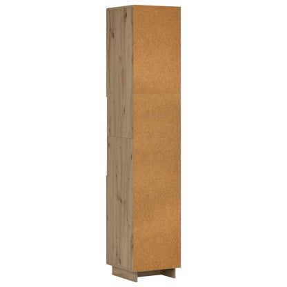 Badkamerkast Artisanaal eiken 36.5 x 38 x 180 cm Bewerkt hout