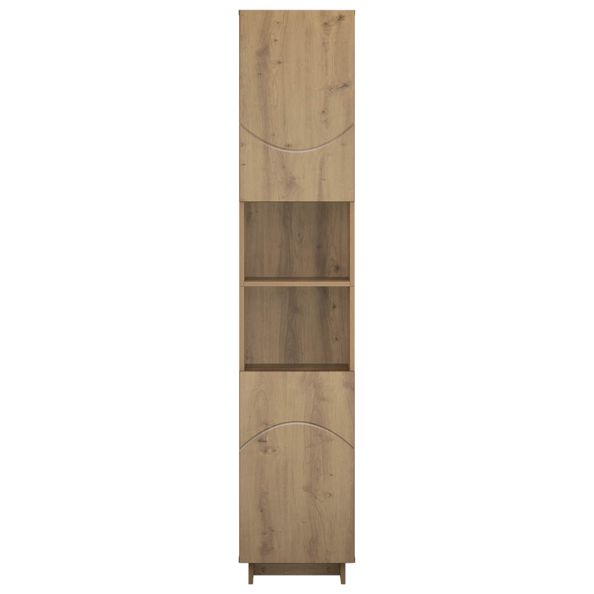 Badkamerkast Artisanaal eiken 36.5 x 38 x 180 cm Bewerkt hout