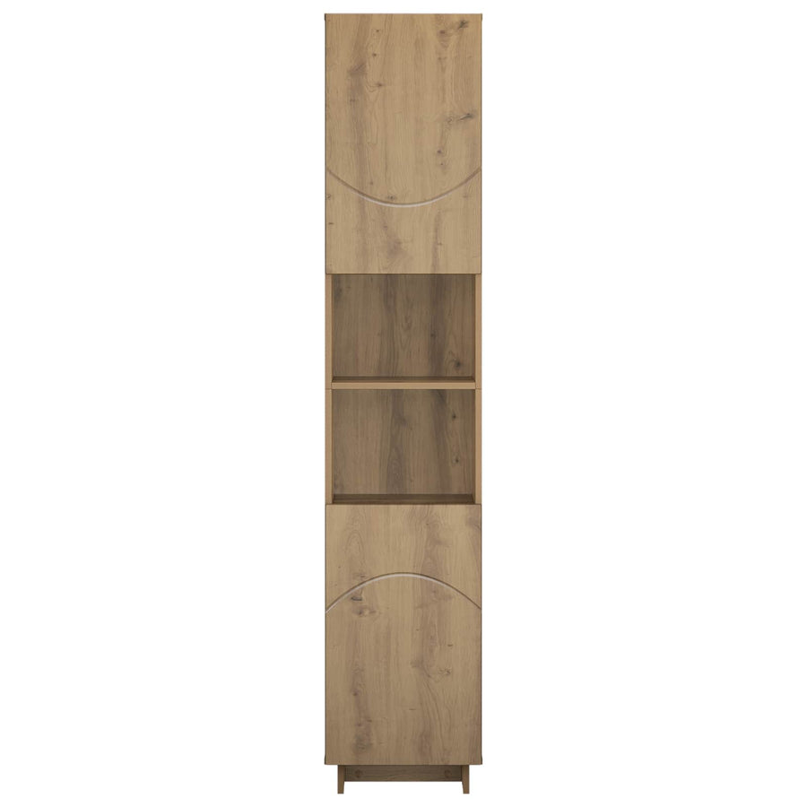 Badkamerkast Artisanaal eiken 36.5 x 38 x 180 cm Bewerkt hout