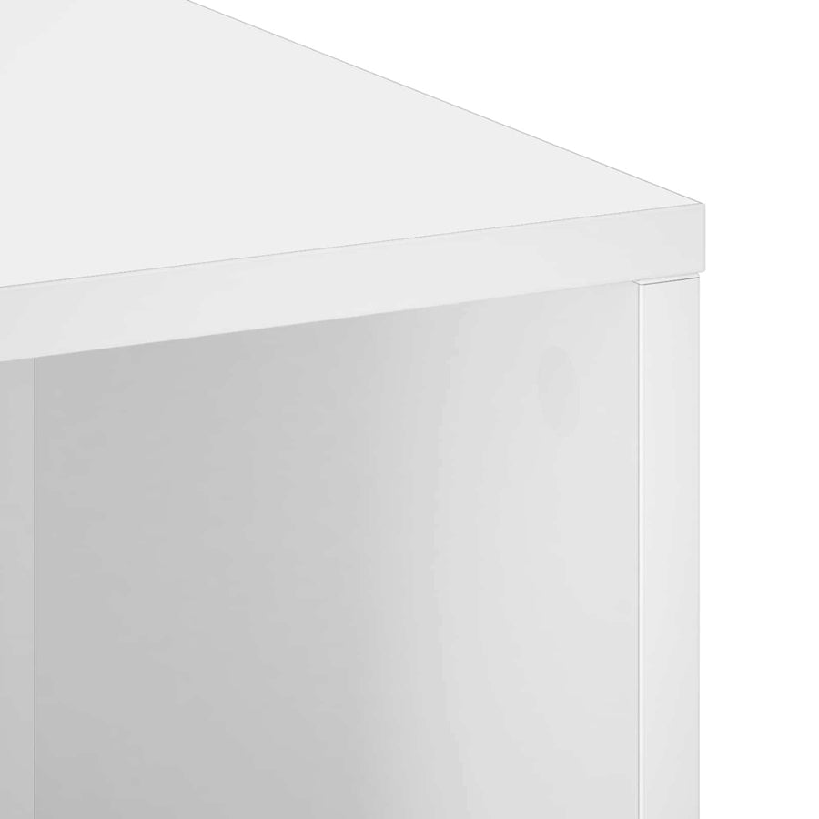 Badkamerkast Wit 36,5 x 38 x 95 cm Bewerkt hout