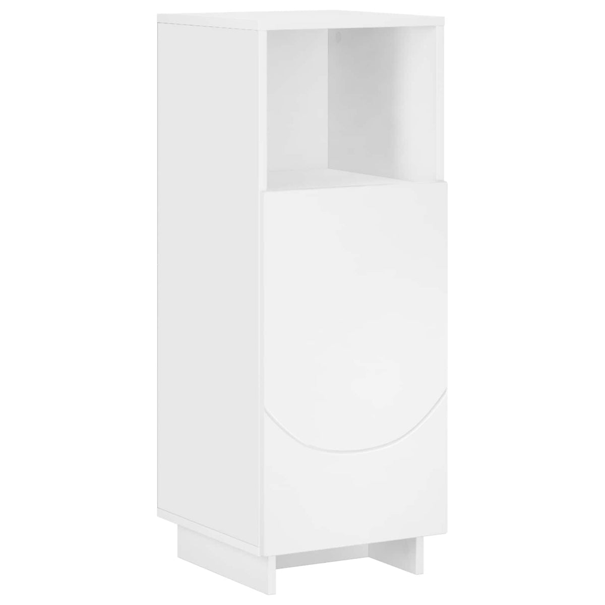 Badkamerkast Wit 36,5 x 38 x 95 cm Bewerkt hout