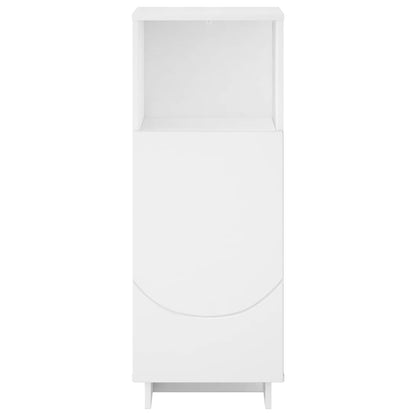 Badkamerkast Wit 36,5 x 38 x 95 cm Bewerkt hout
