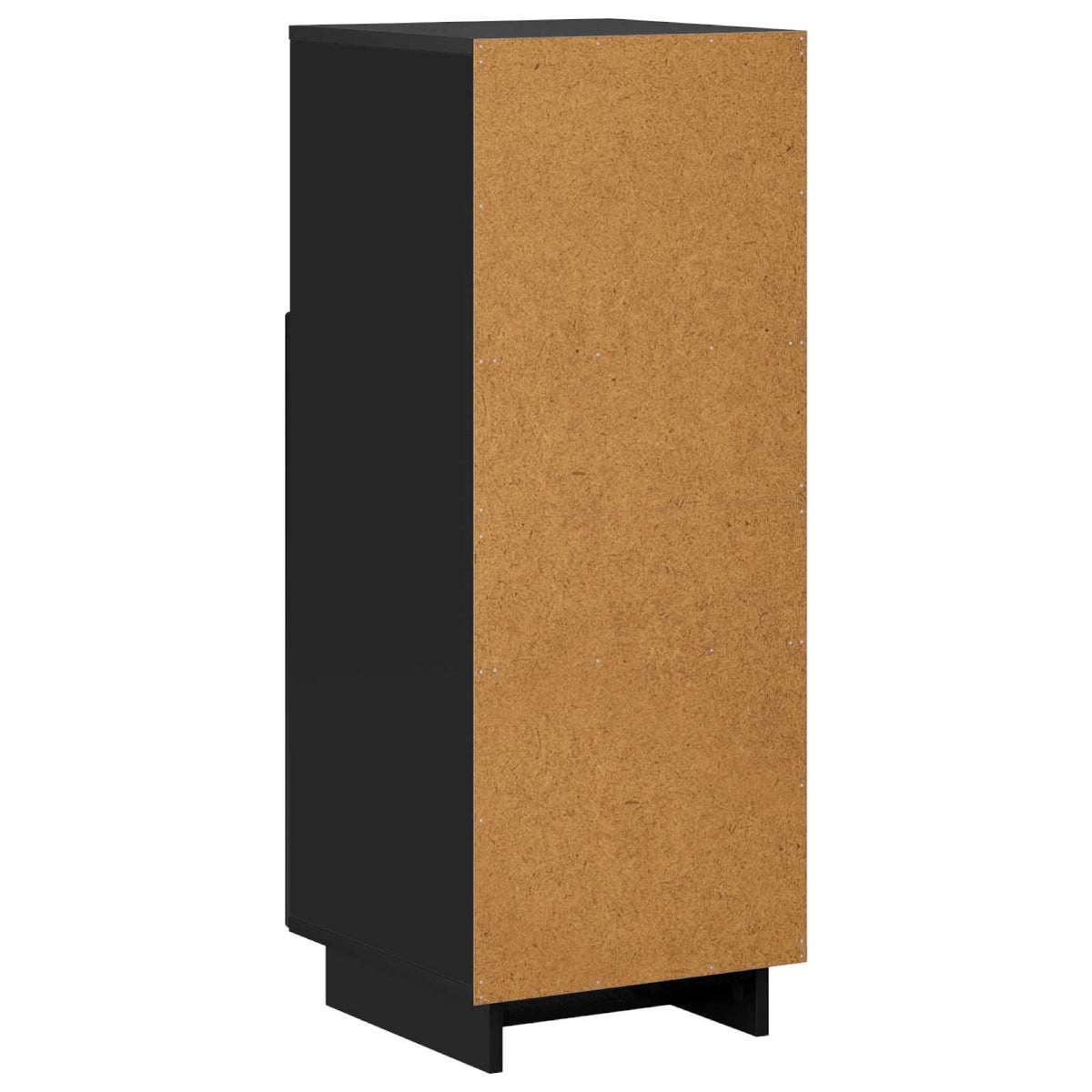 Badkamerkast Zwart 36,5 x 38 x 95 cm Bewerkt hout