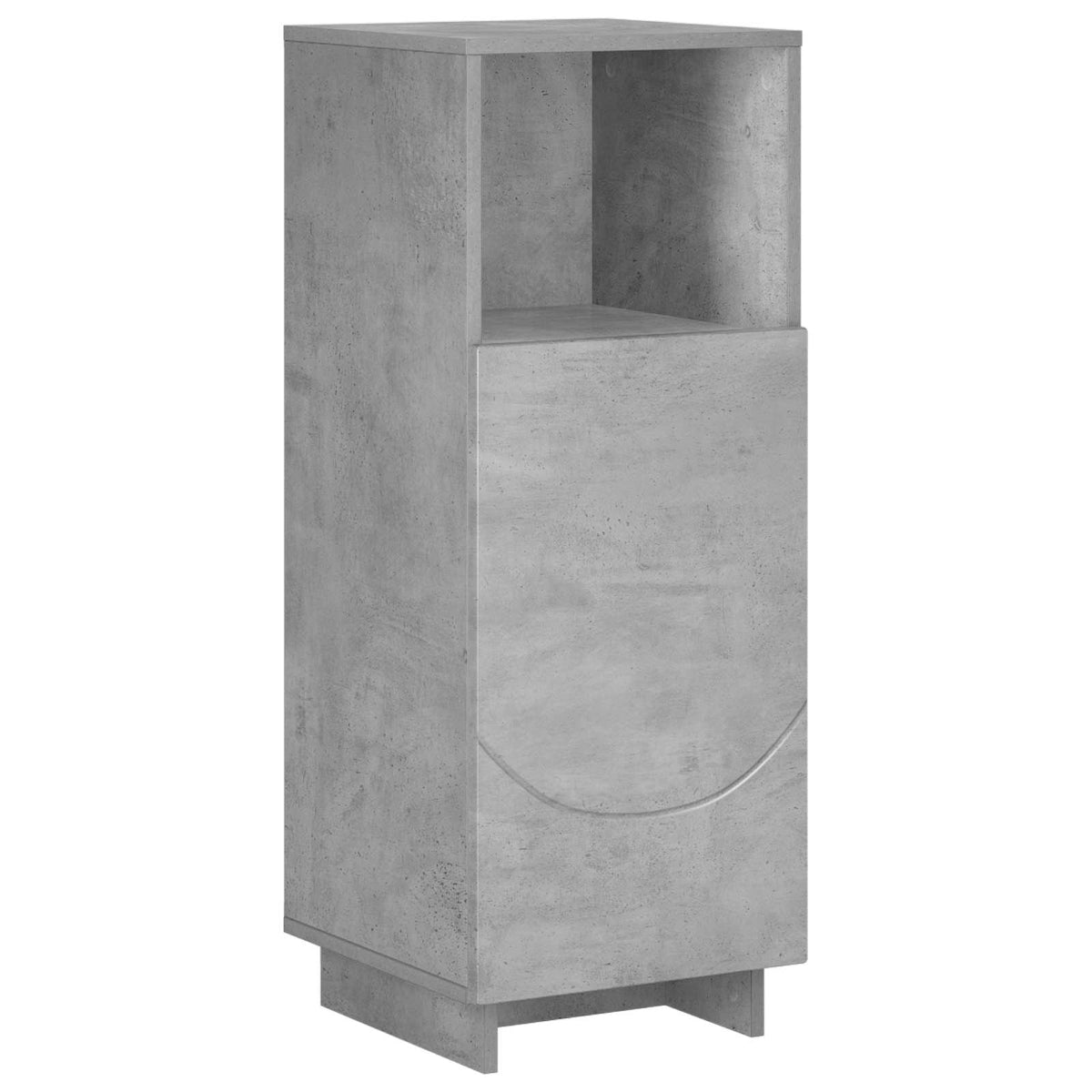 Badkamerkast Betongrijs 36,5 x 38 x 95 cm Bewerkt hout