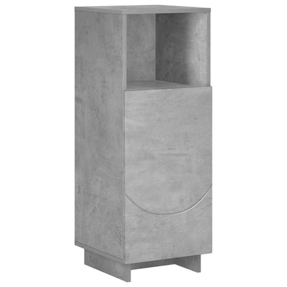 Badkamerkast Betongrijs 36,5 x 38 x 95 cm Bewerkt hout