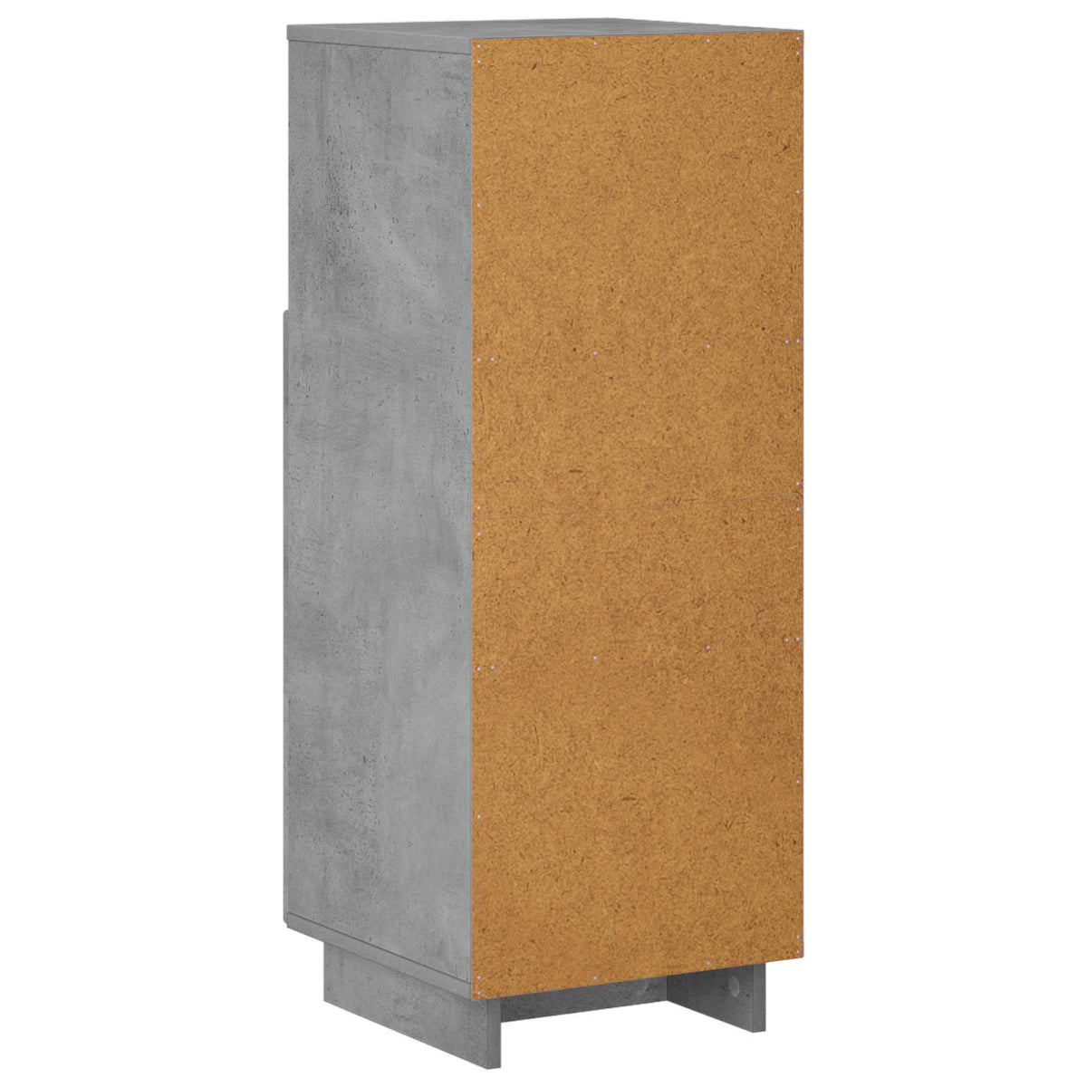 Badkamerkast Betongrijs 36,5 x 38 x 95 cm Bewerkt hout