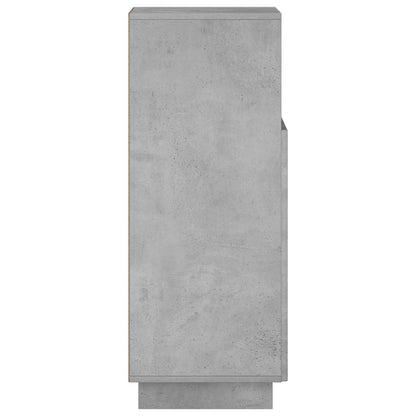 Badkamerkast Betongrijs 36,5 x 38 x 95 cm Bewerkt hout