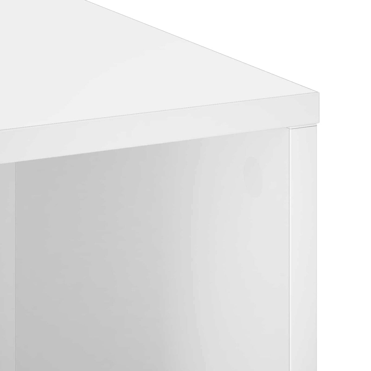Badkamerkast Hoogglans Wit 36,5 x 38 x 95 cm Bewerkt hout