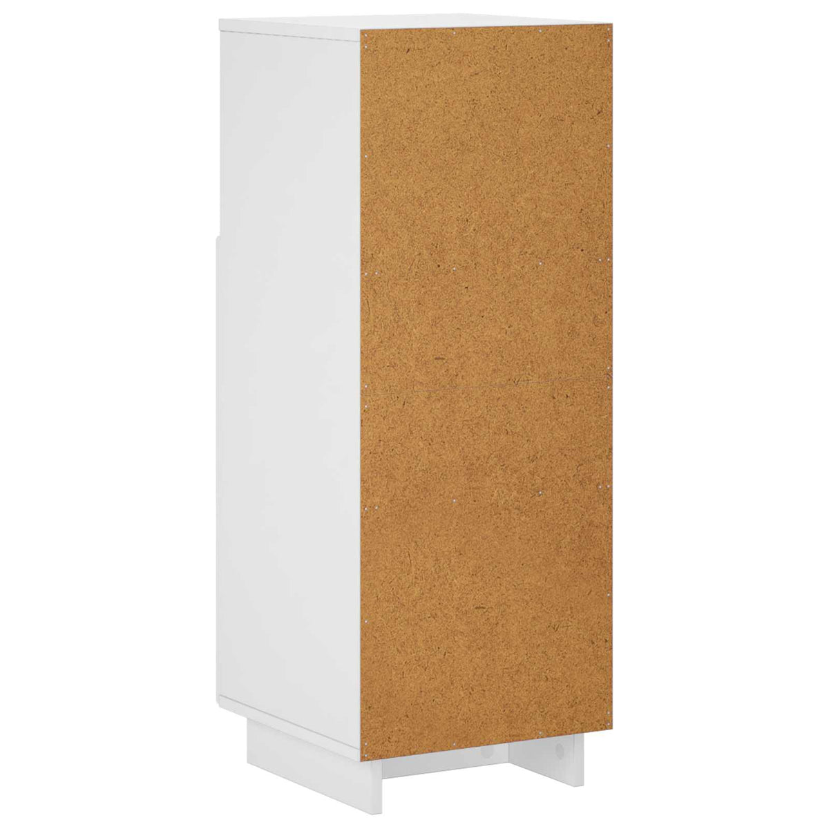 Badkamerkast Hoogglans Wit 36,5 x 38 x 95 cm Bewerkt hout