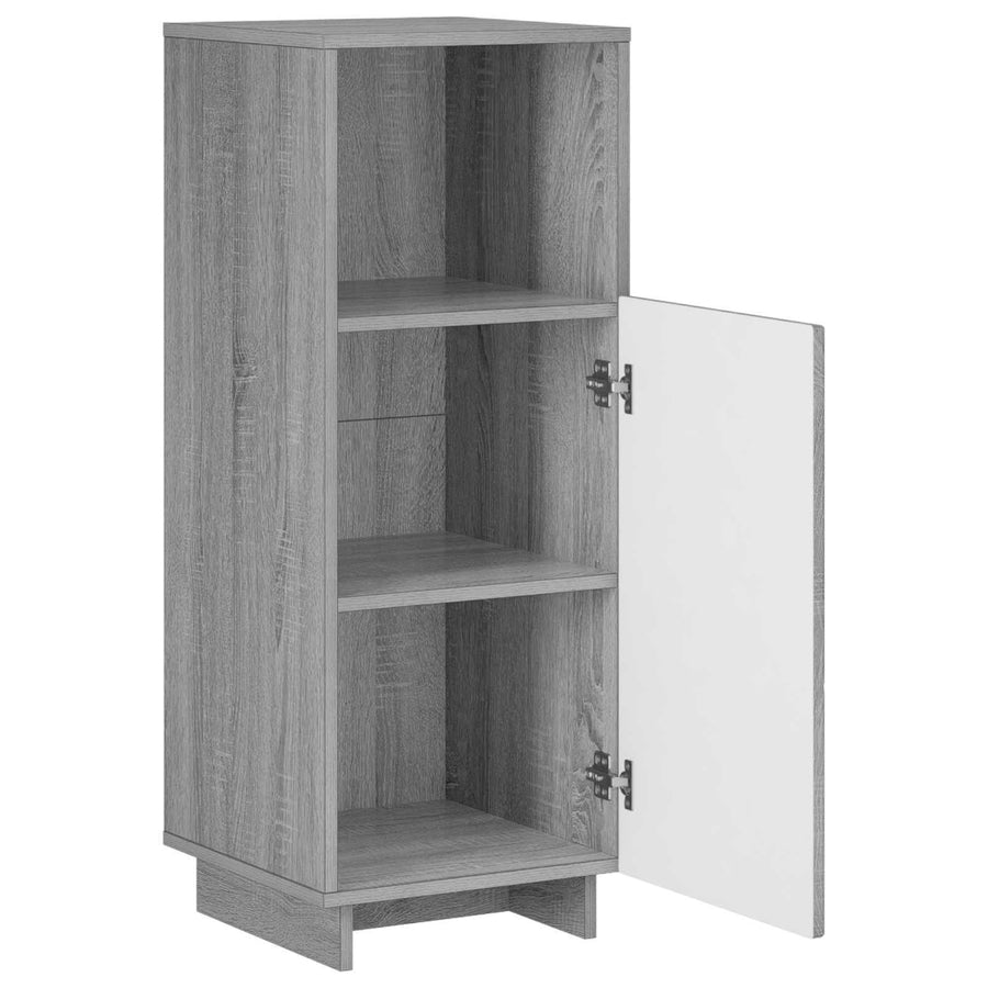 Badkamerkast Grijs Sonoma 36,5 x 38 x 95 cm Bewerkt hout