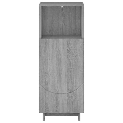 Badkamerkast Grijs Sonoma 36,5 x 38 x 95 cm Bewerkt hout