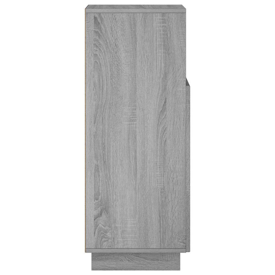 Badkamerkast Grijs Sonoma 36,5 x 38 x 95 cm Bewerkt hout