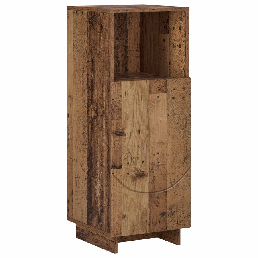 Badkamerkast Oud hout 36,5 x 38 x 95 cm Bewerkt hout