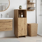 Badkamerkast Artisanaal eiken 36,5x38x95 cm