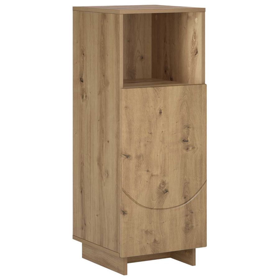 Badkamerkast Artisanaal eiken 36,5 x 38 x 95 cm Bewerkt hout