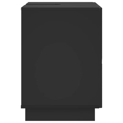 Badkamerkast Zwart 60 x 41 x 58 cm Bewerkt hout