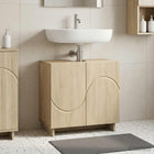 Badkamerkast Sonoma Eiken 60 x 41 x 58 cm Bewerkt hout