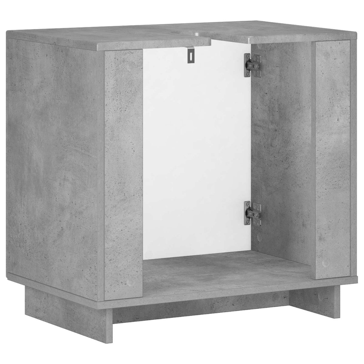 Badkamerkast Betongrijs 60 x 41 x 58 cm Bewerkt hout