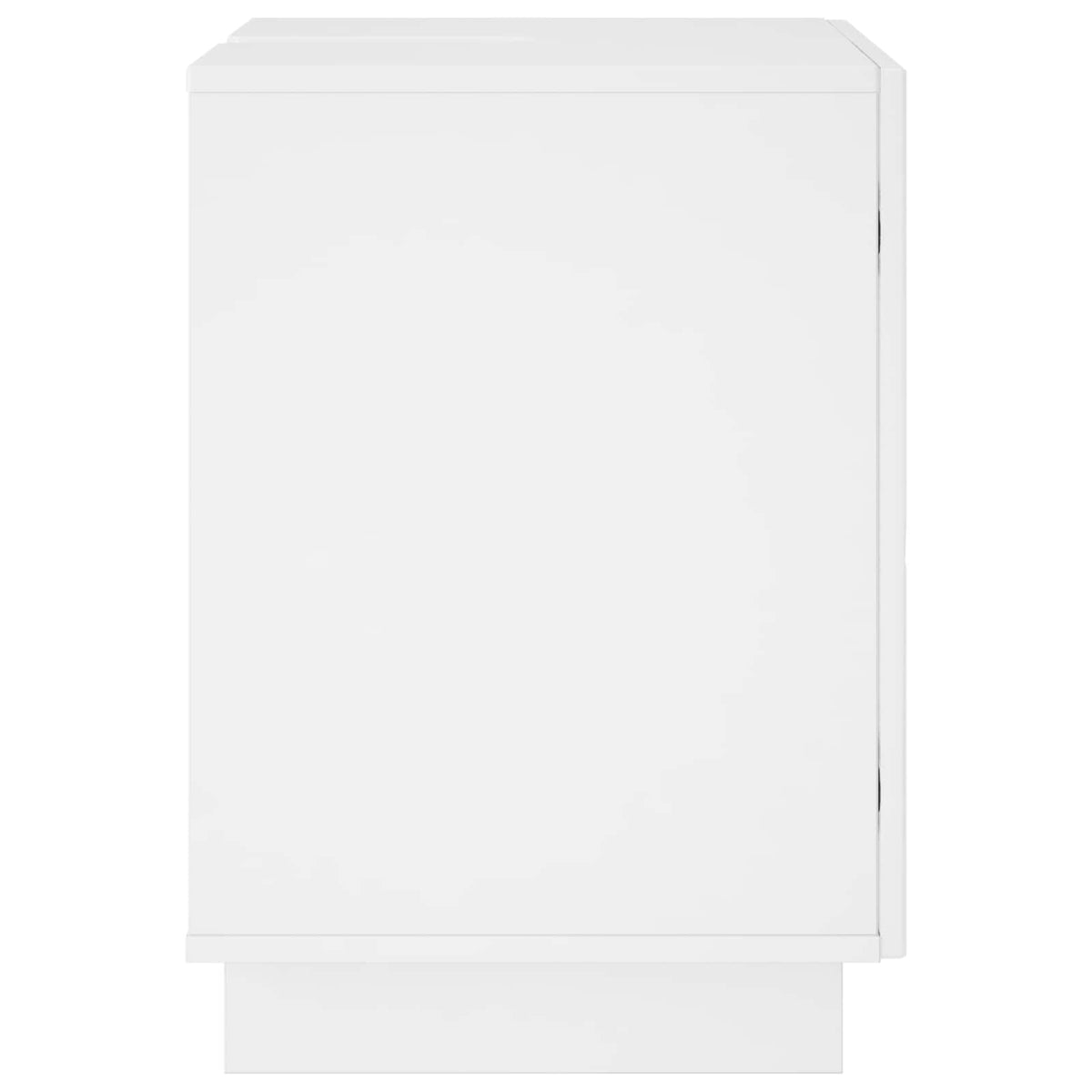 Badkamerkast Hoogglans Wit 60 x 41 x 58 cm Bewerkt hout